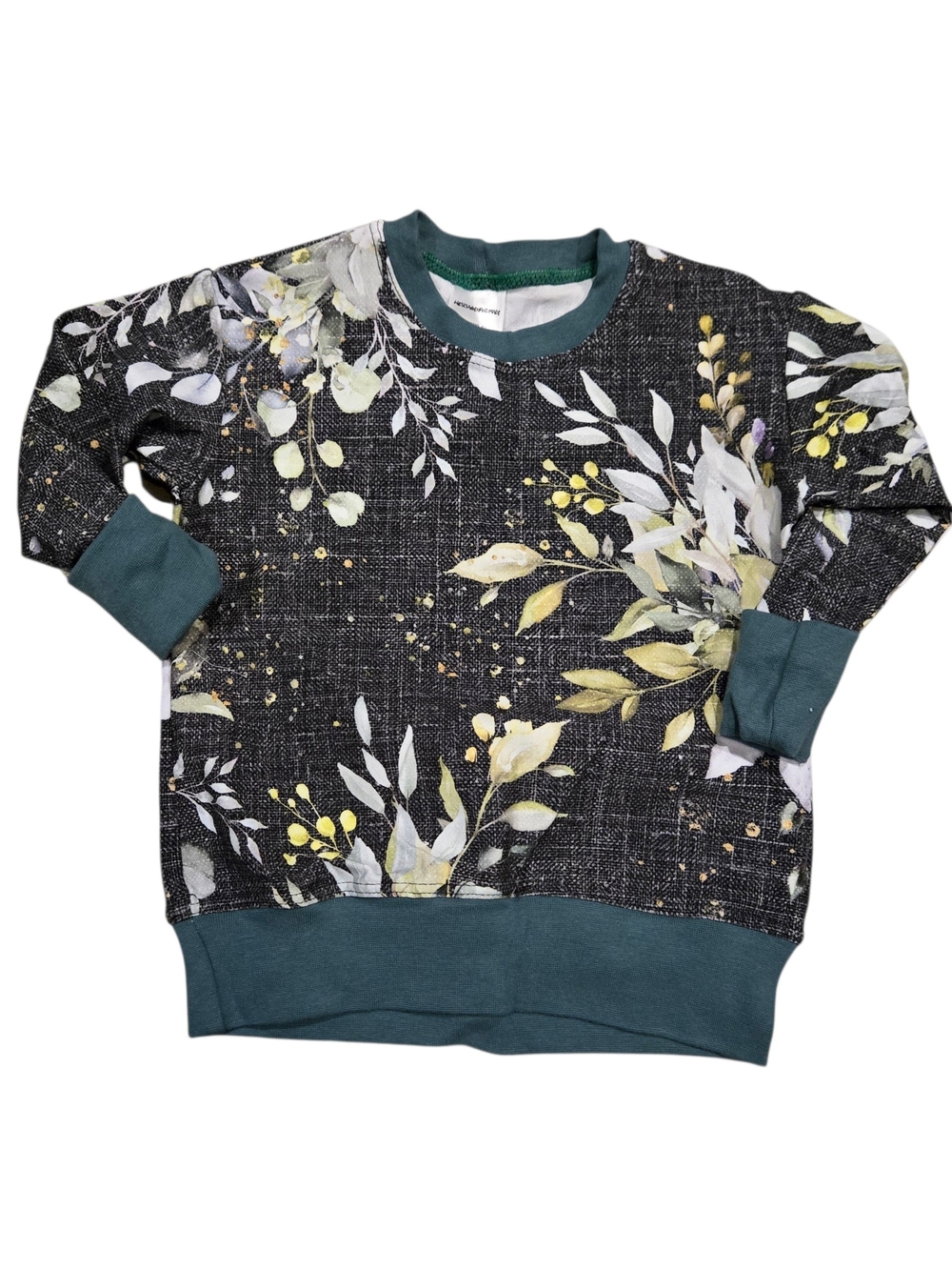 Kids' Handmade Floral Print Grow With Me Sweatshirt